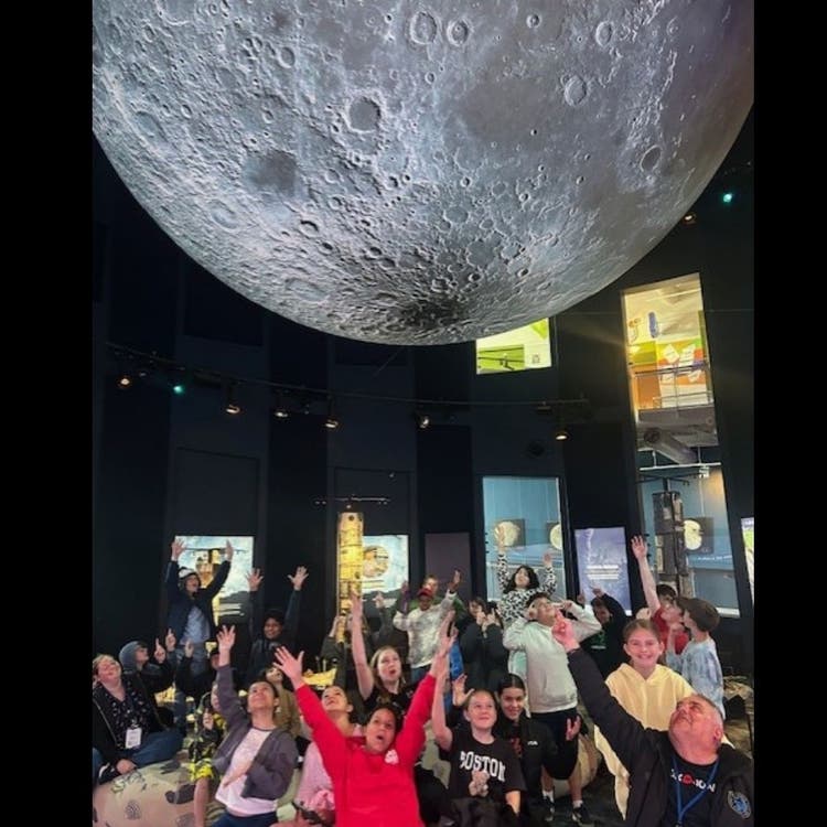 Stage 3 students on camp